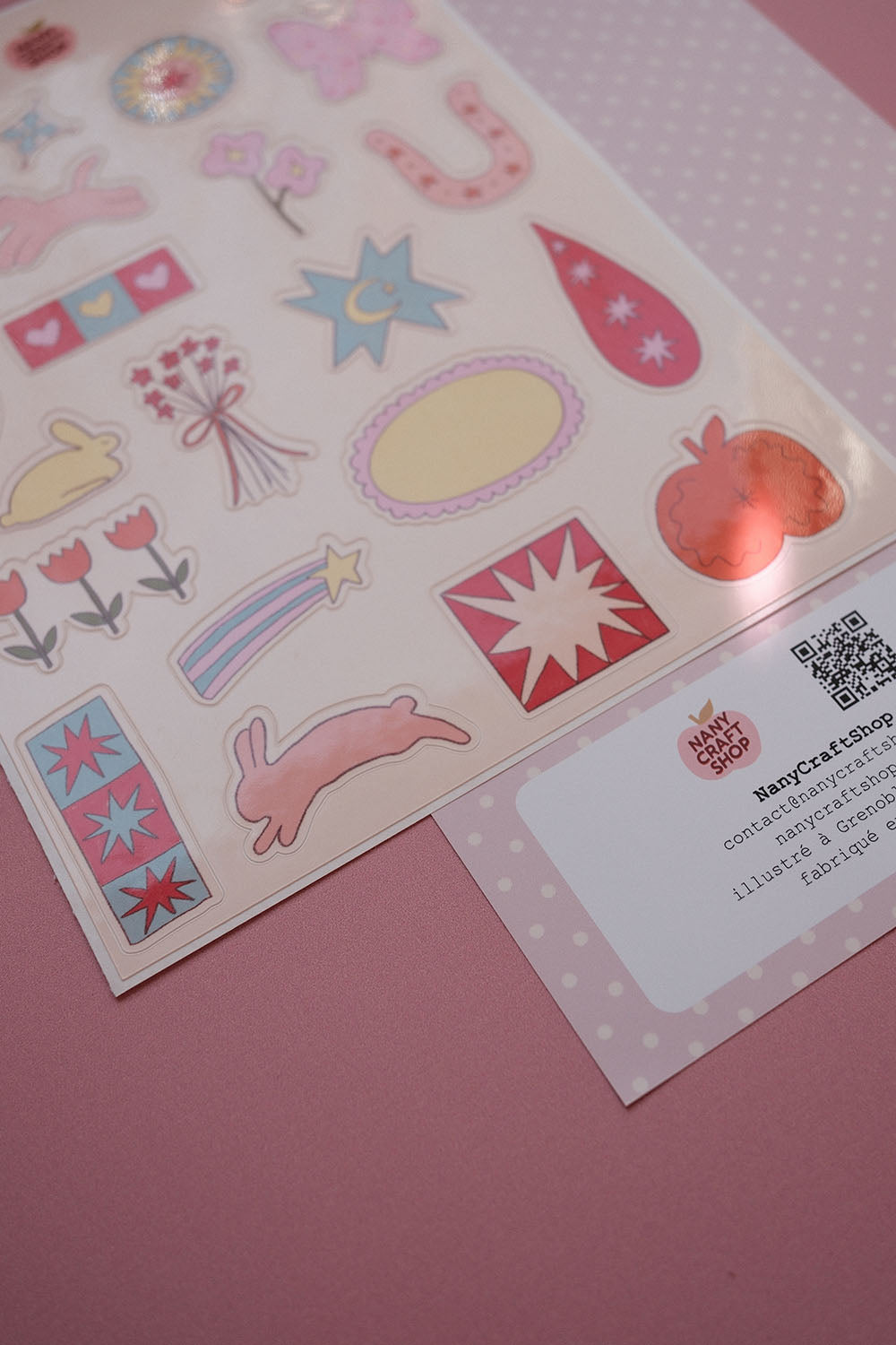 Planche stickers Chance A5 🍀