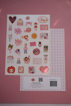 Planche de stickers mini favoris V2 A5