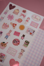 Planche de stickers mini favoris V2 A5