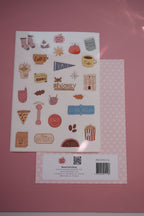 Planche stickers Gilmore Girls inspiration A5