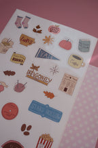 Planche stickers Gilmore Girls inspiration A5