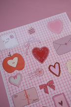 Planche stickers Saint-Valentin A5 ❤️