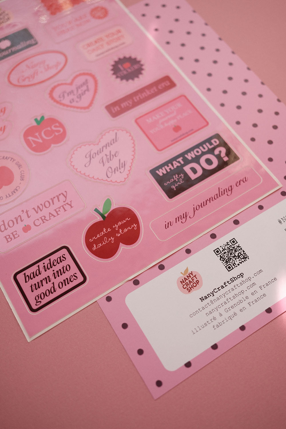 Planche stickers craft and journaling A5 💕✂️