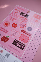 Planche stickers craft and journaling A5 💕✂️