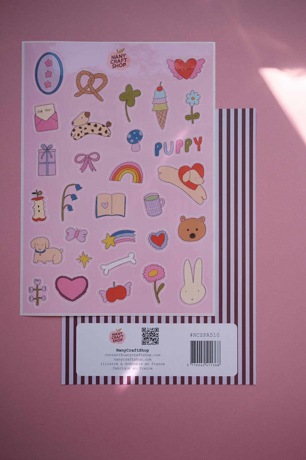 Planche stickers Cute and Cosy A5