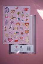 Planche stickers Cute and Cosy A5