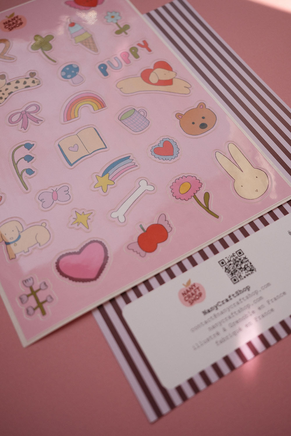 Planche stickers Cute and Cosy A5