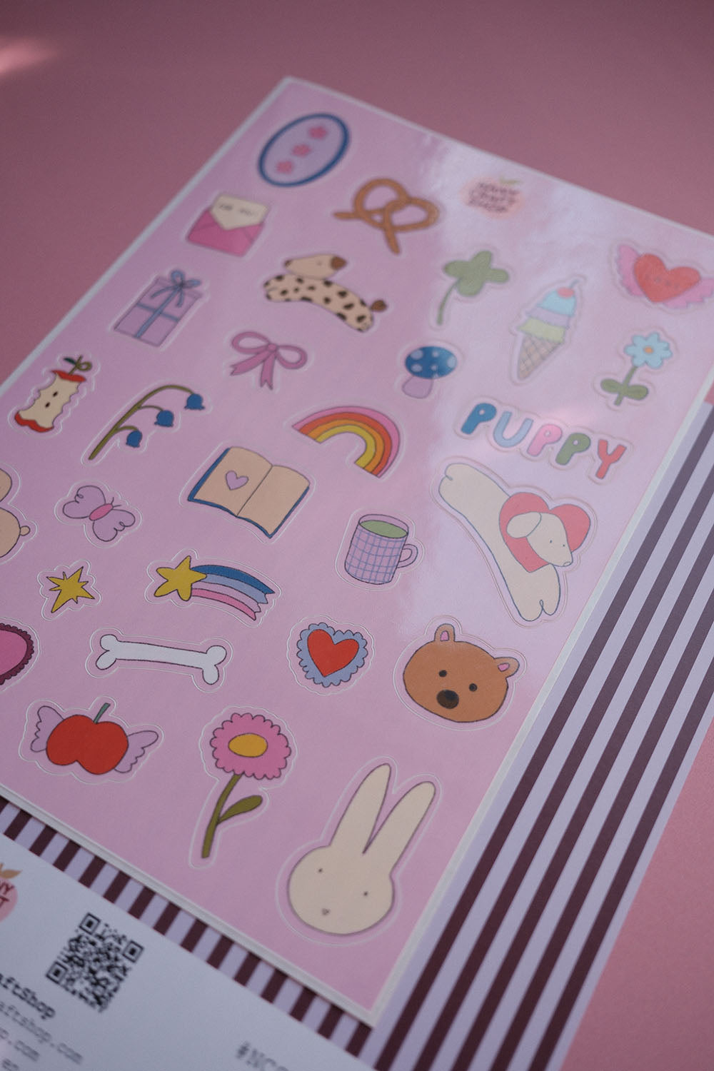 Planche stickers Cute and Cosy A5