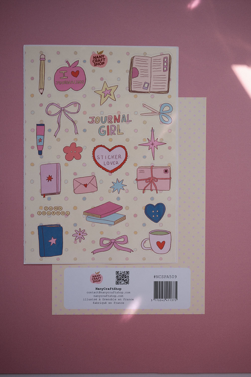 Planche stickers Crafty Girl A5 ✂️
