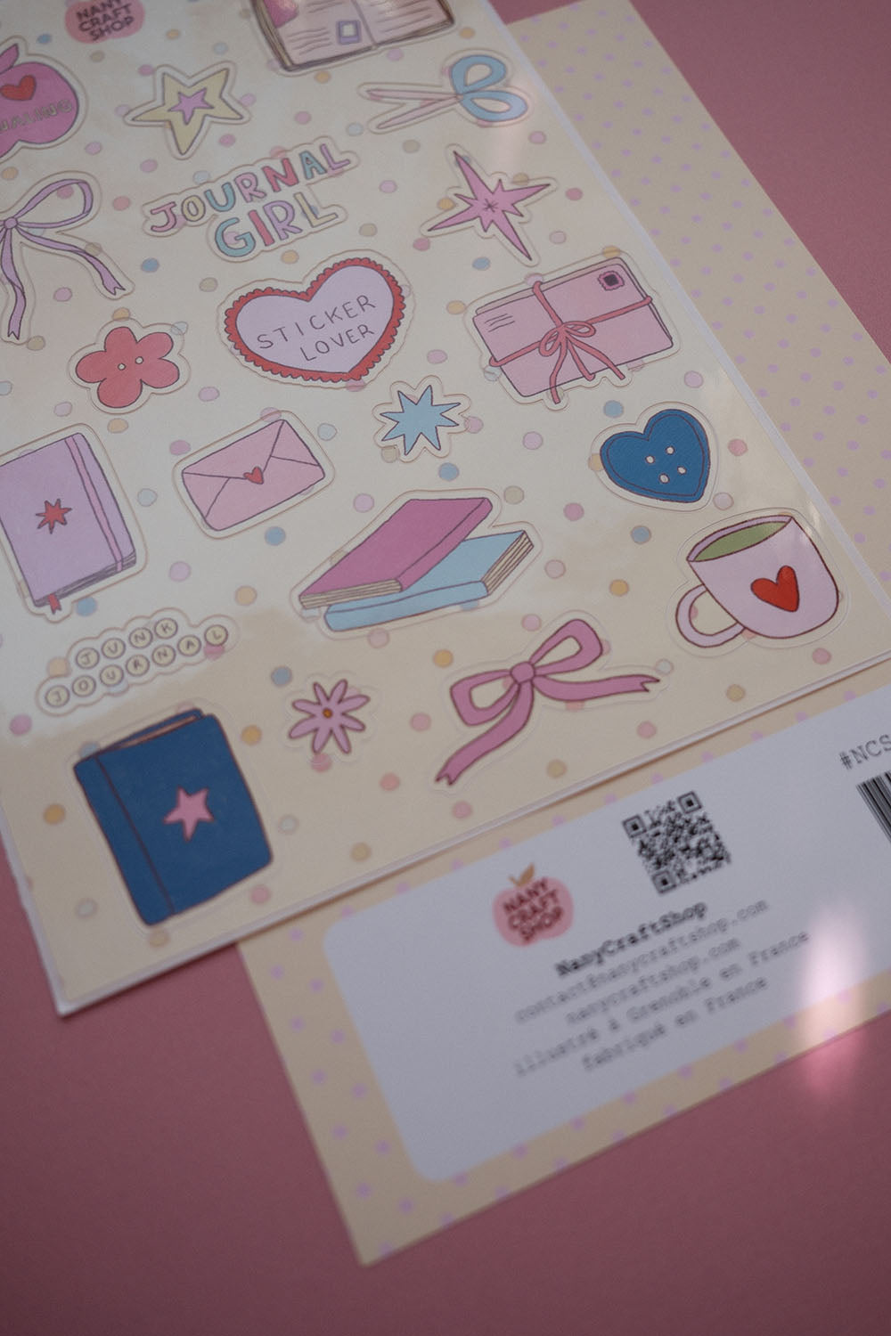 Planche stickers Crafty Girl A5 ✂️
