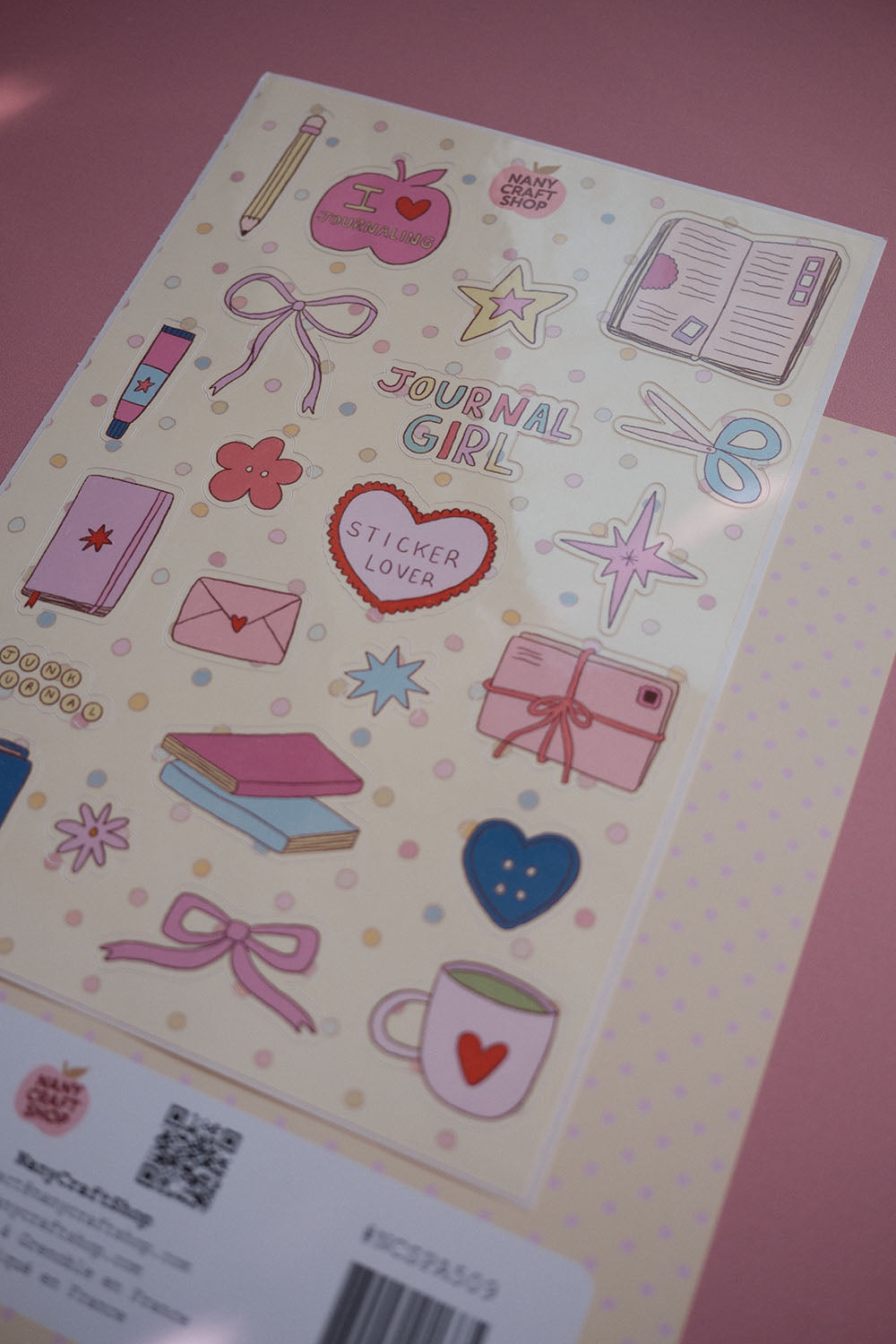 Planche stickers Crafty Girl A5 ✂️