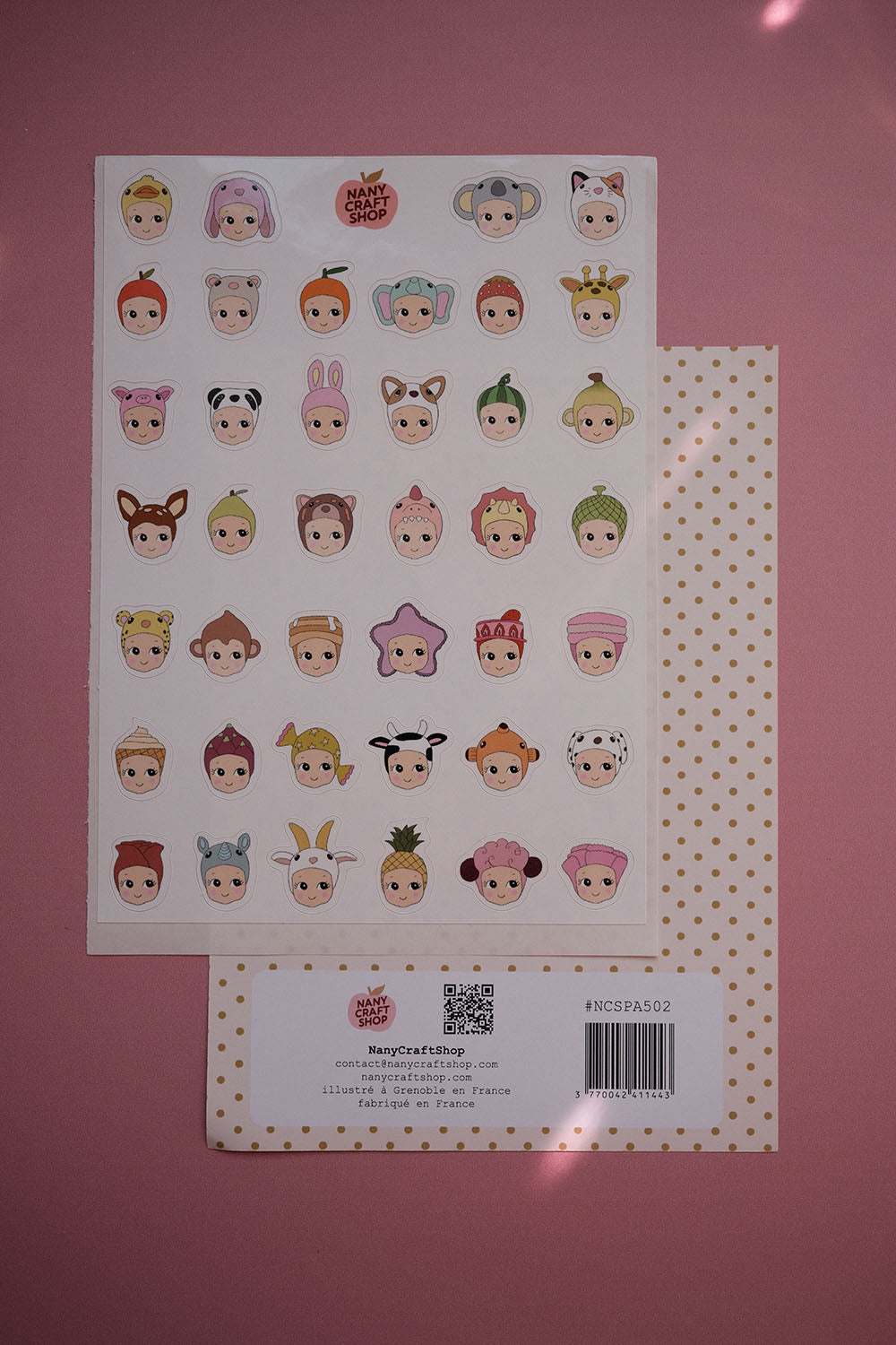 Planche stickers A5 Minis Baby 🐥
