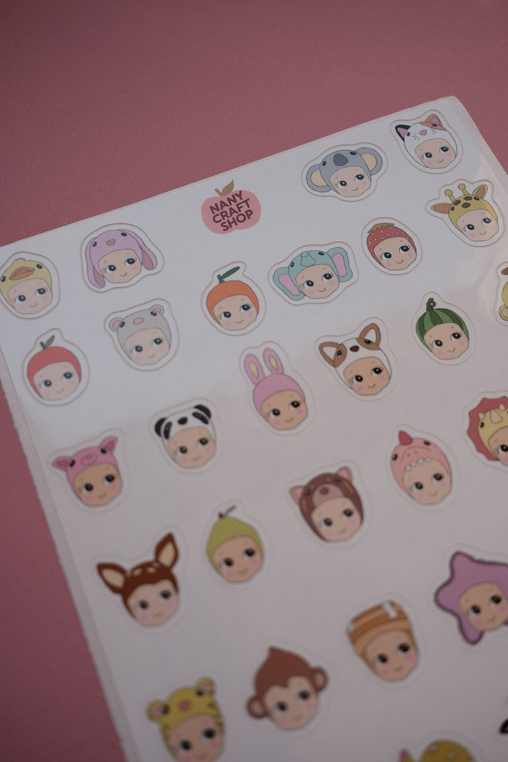 Planche stickers A5 Minis Baby 🐥