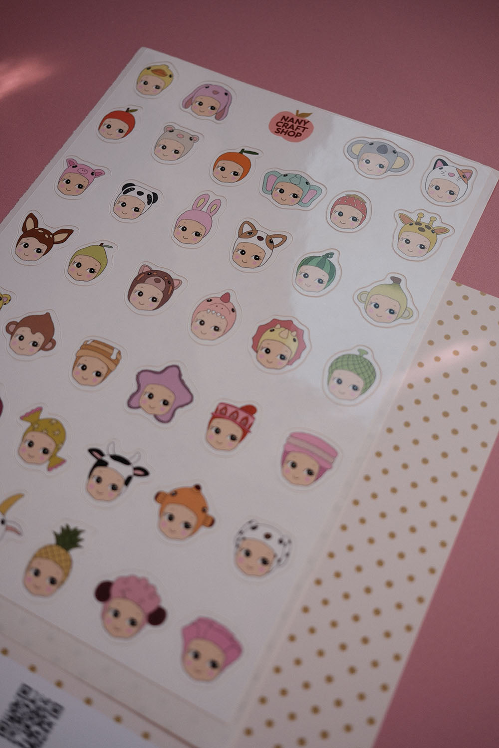 Planche stickers A5 Minis Baby 🐥