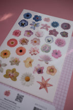 Planche de stickers fleurs A5 🌸