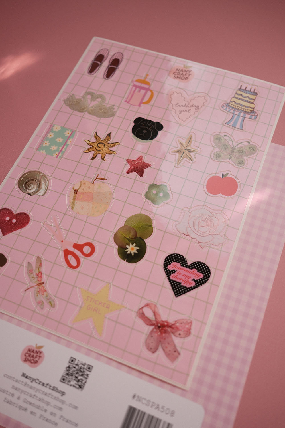 Planche de stickers août A5