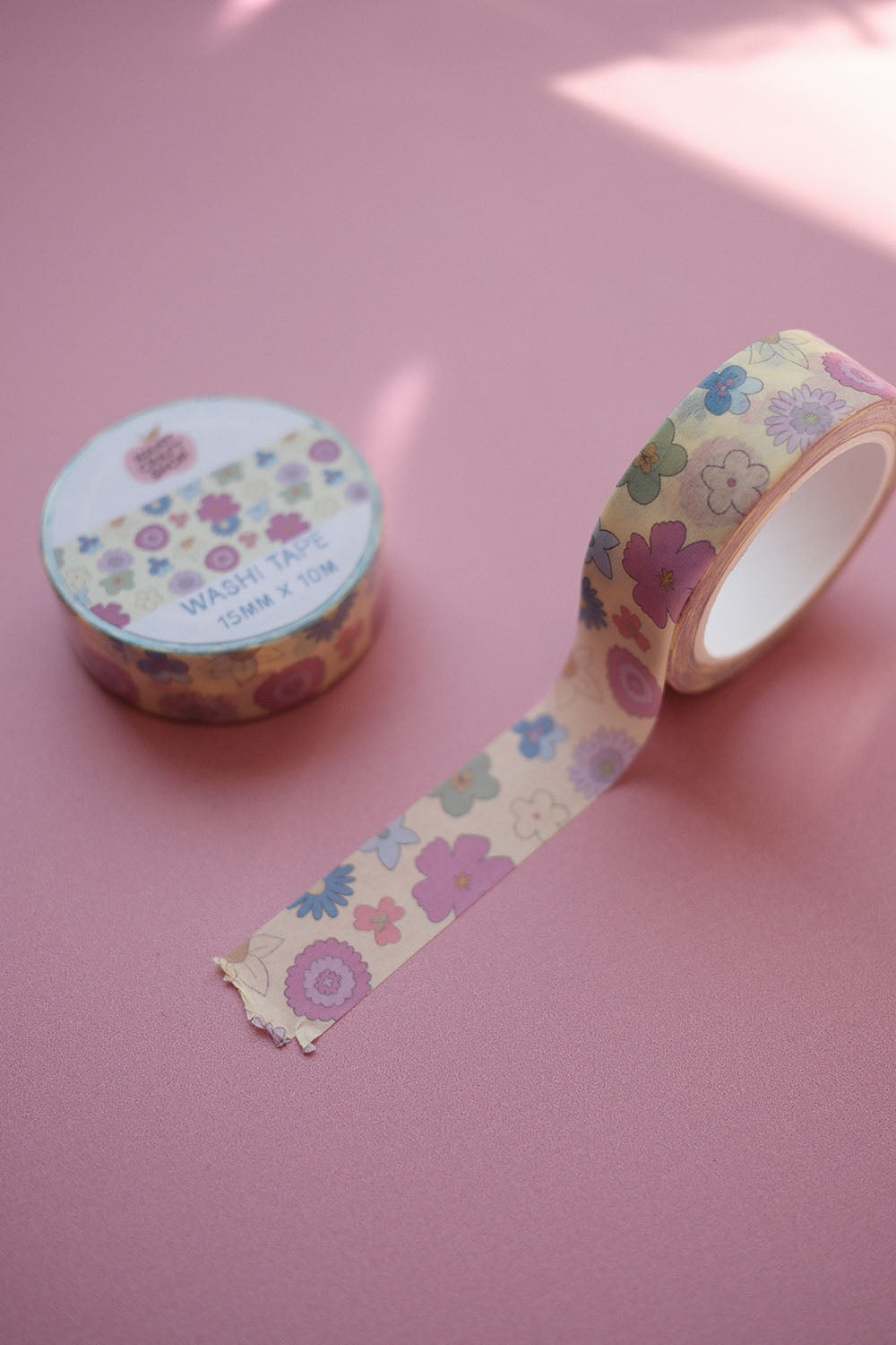 Washi Tape - motif fleuri