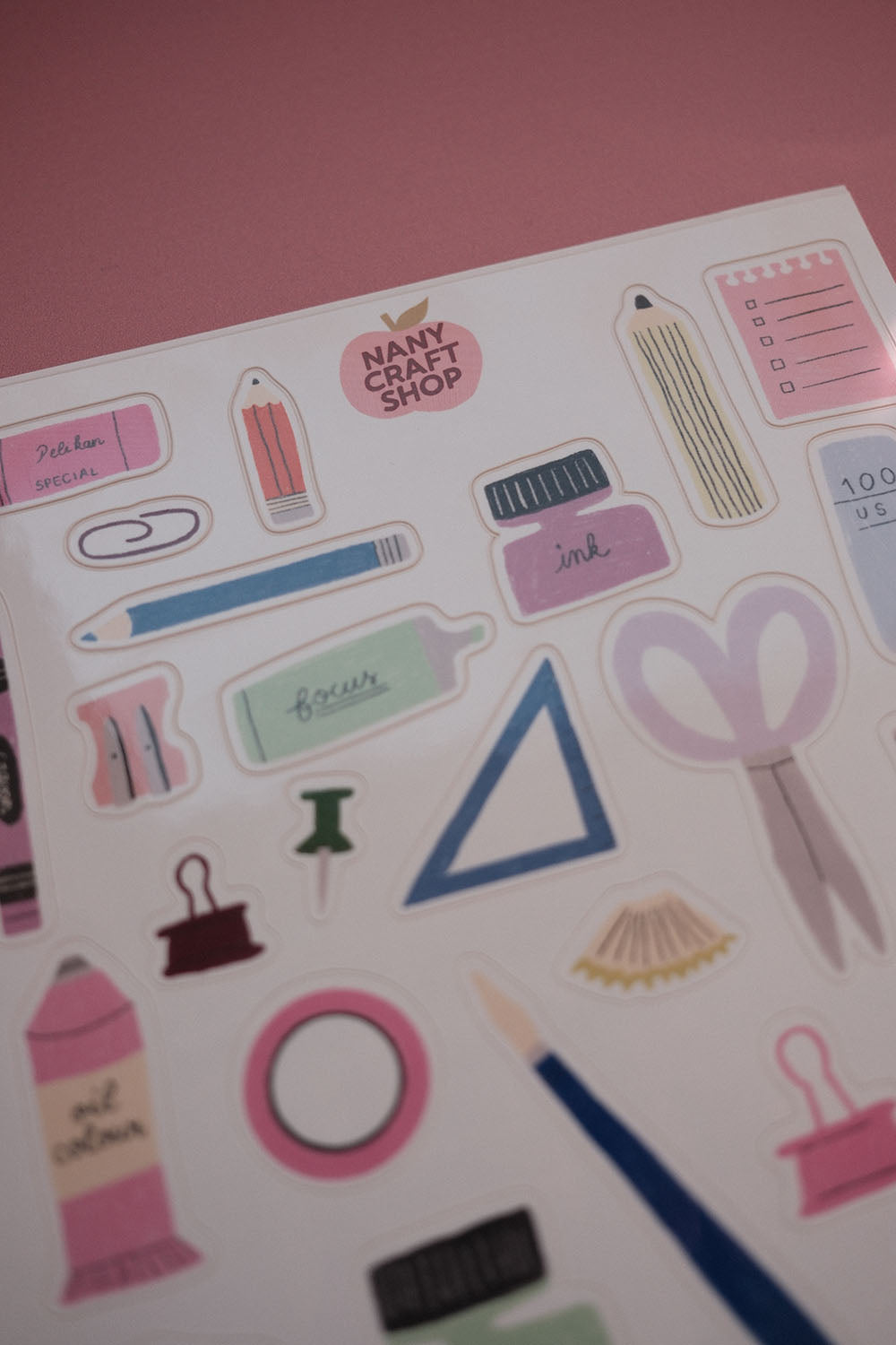 Planche stickers trousse A5 ✂️