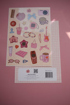 Planche stickers Nostalgie A5
