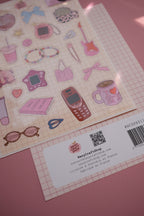 Planche stickers Nostalgie A5
