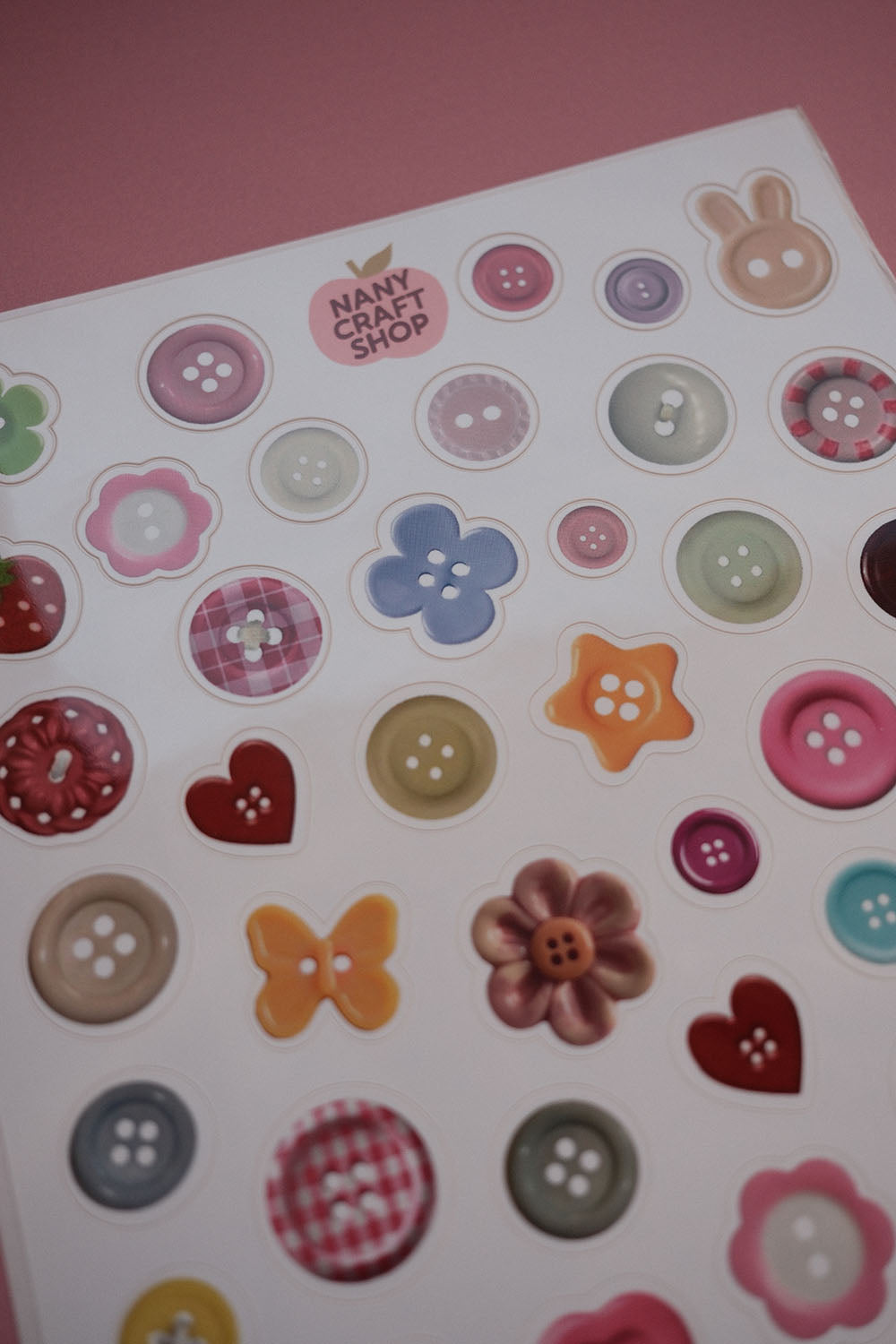 A5-Button-Aufkleberbogen