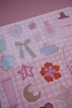 Planche stickers What's in my bag A5