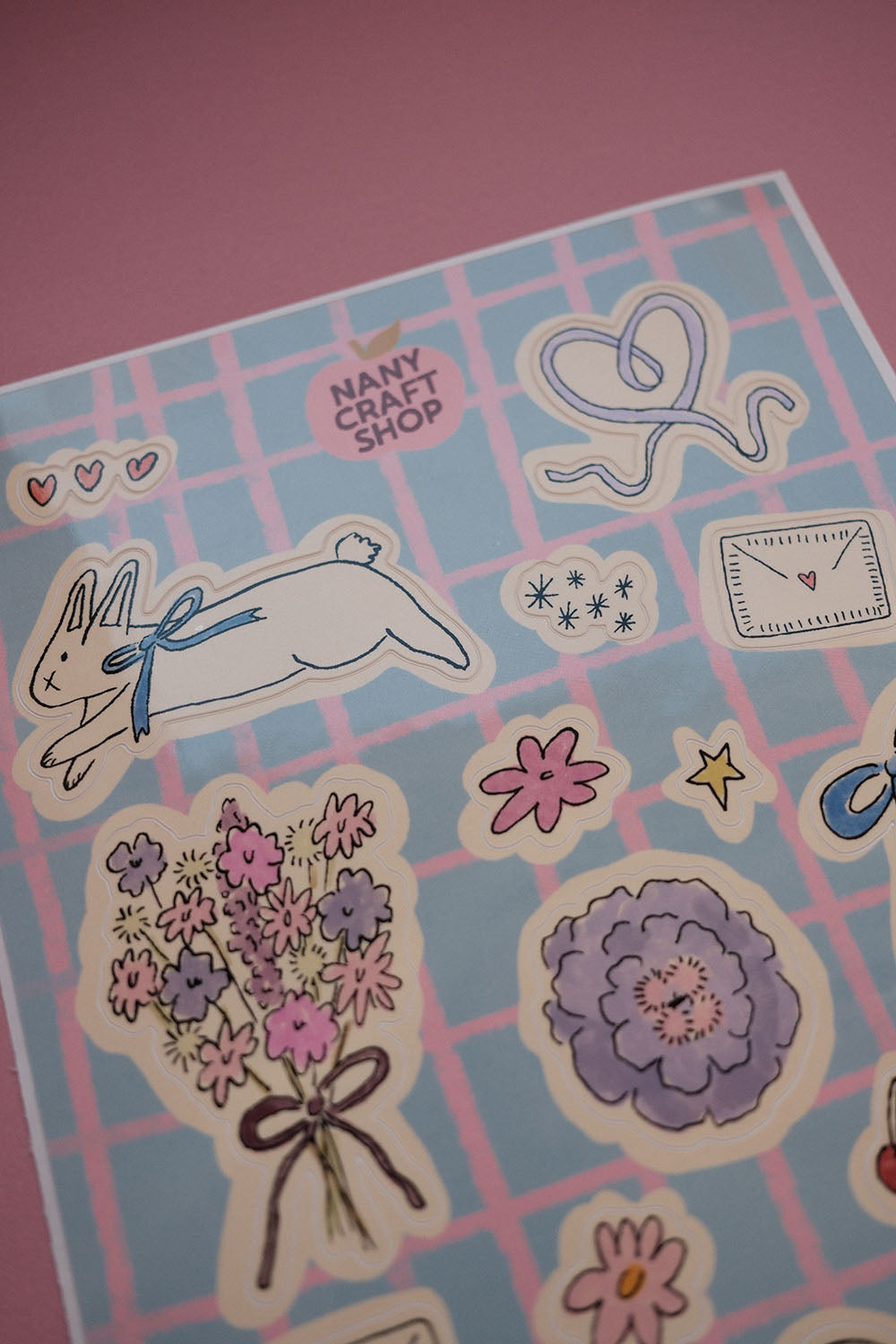 Planche stickers lapins A5 🐰