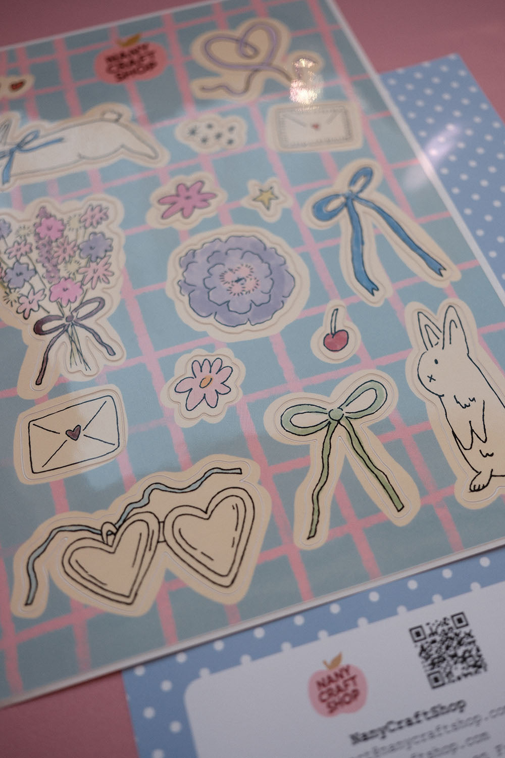 Planche stickers lapins A5 🐰