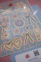 Planche stickers lapins A5 🐰