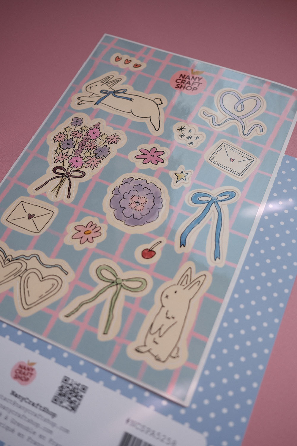 Planche stickers lapins A5 🐰