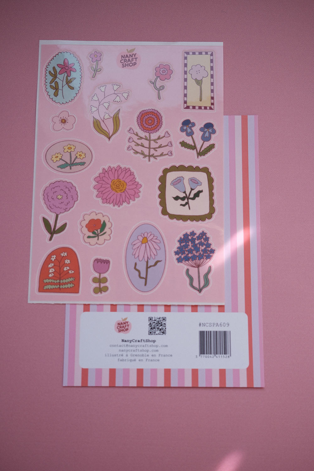 Planche Fleurs Dessins A6 🌷