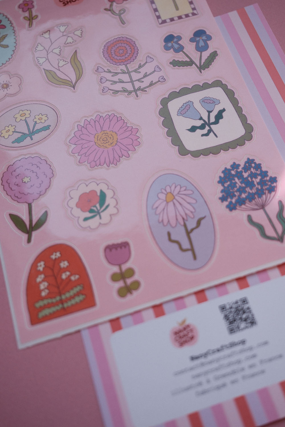 Planche Fleurs Dessins A6 🌷