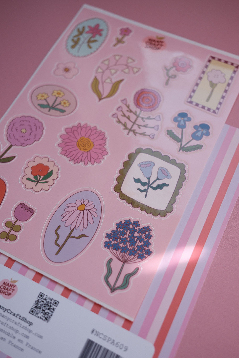 Planche Fleurs Dessins A6 🌷