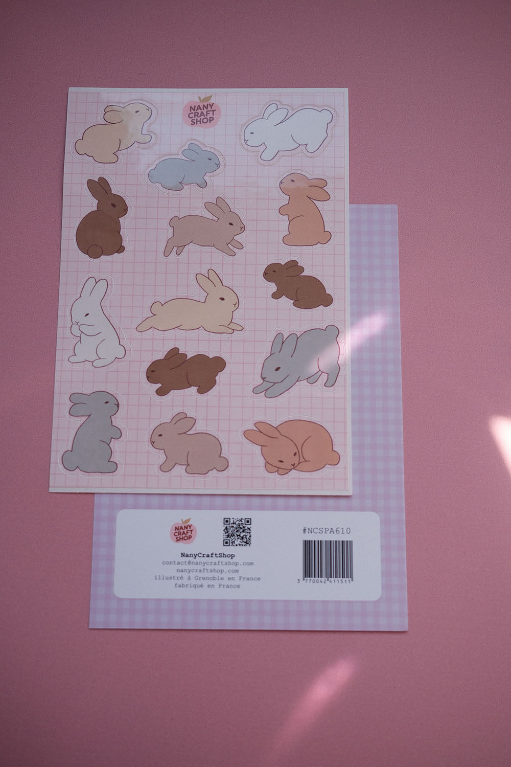 Planche Minis Lapins A6 🐇