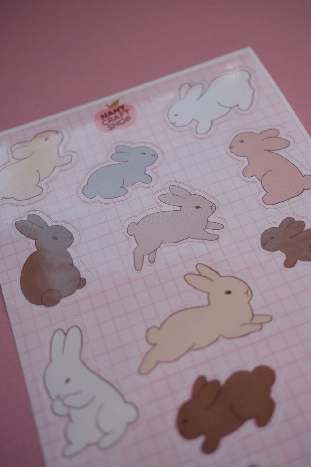 Planche Minis Lapins A6 🐇