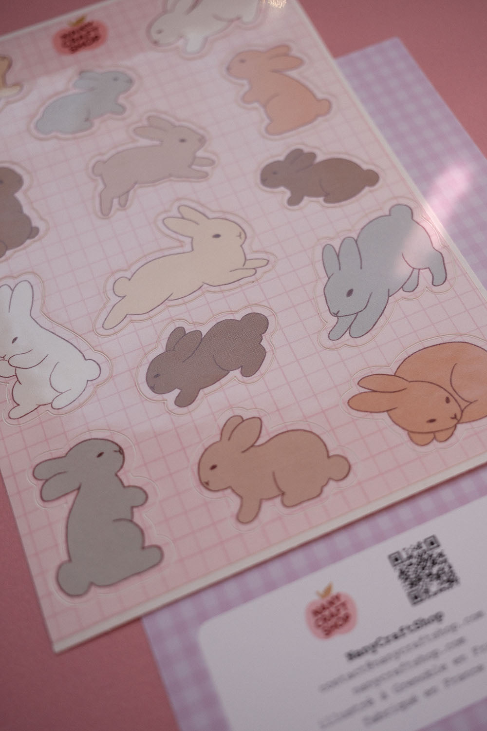 Planche Minis Lapins A6 🐇