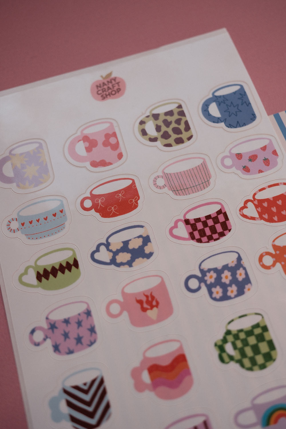 A6 Tassen-Aufkleberbogen ☕️