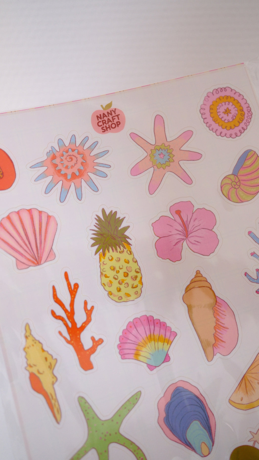 Planche stickers A5 Summer Paradise