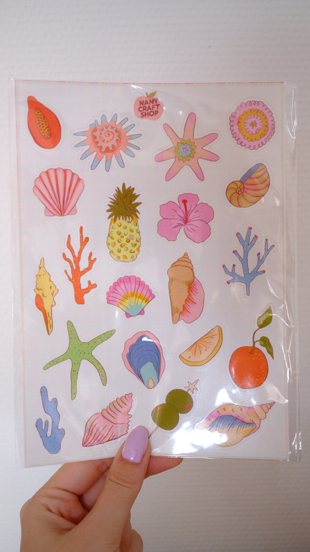 Planche stickers A5 Summer Paradise