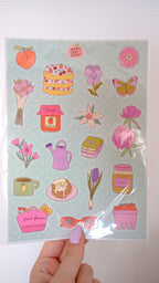 Planche stickers A5 pic nique