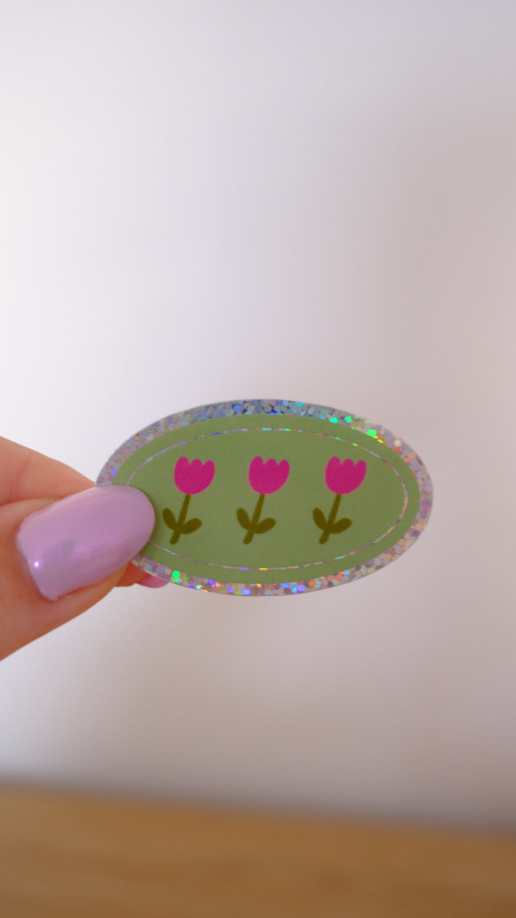 Sticker - trio de tulipes