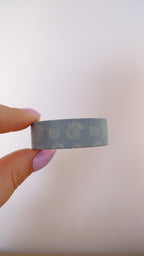 Washi Tape - motif coquillages bleu