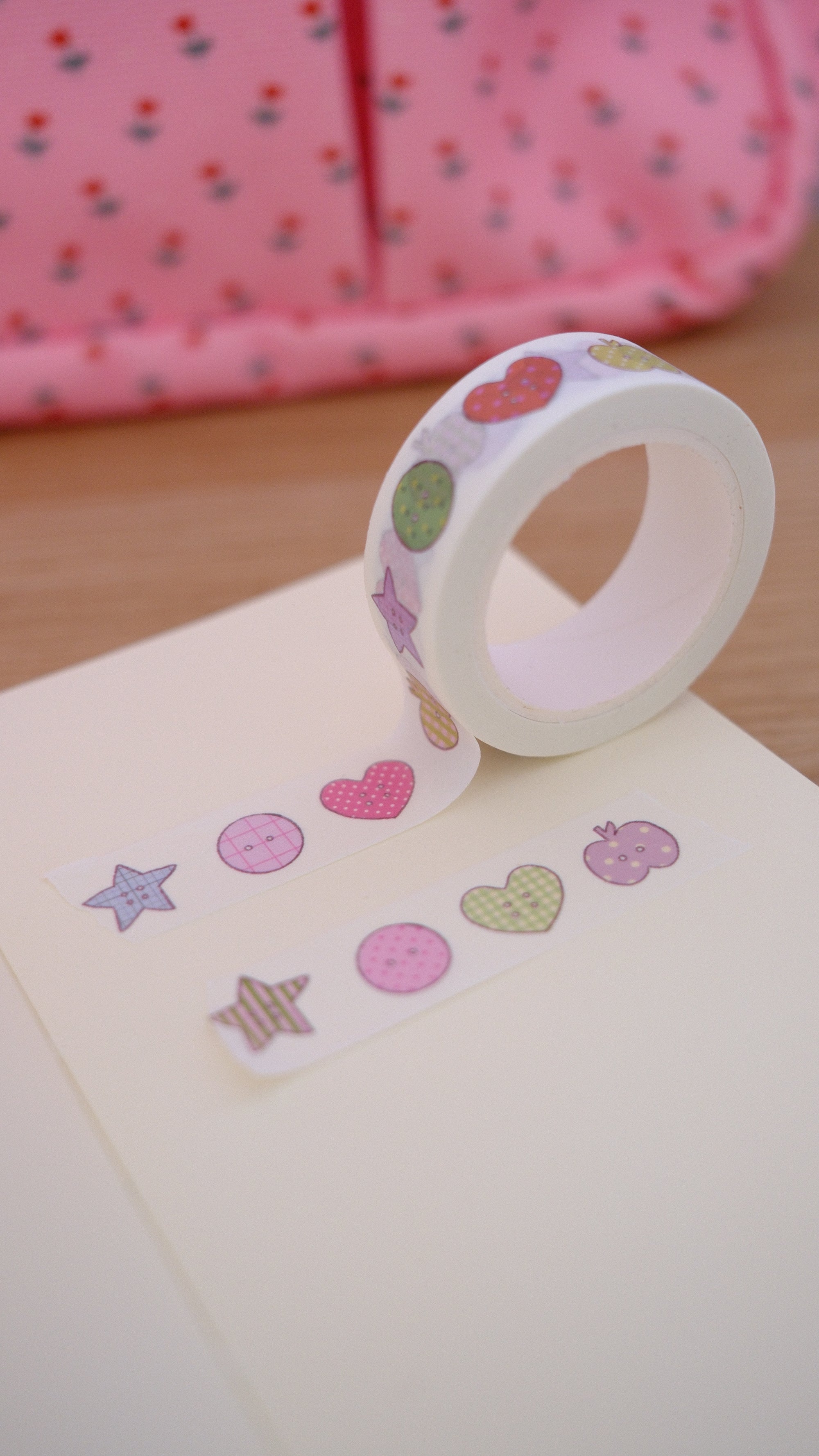 Washi Tape - boutons dessins