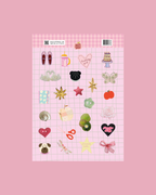 Planche de stickers A5 août