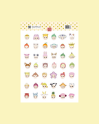 Planche stickers A5 Mini Baby