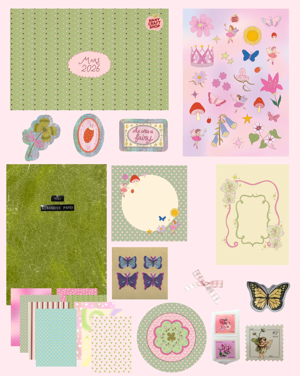 Nany Junk Club enveloppe de mars 🧚✨