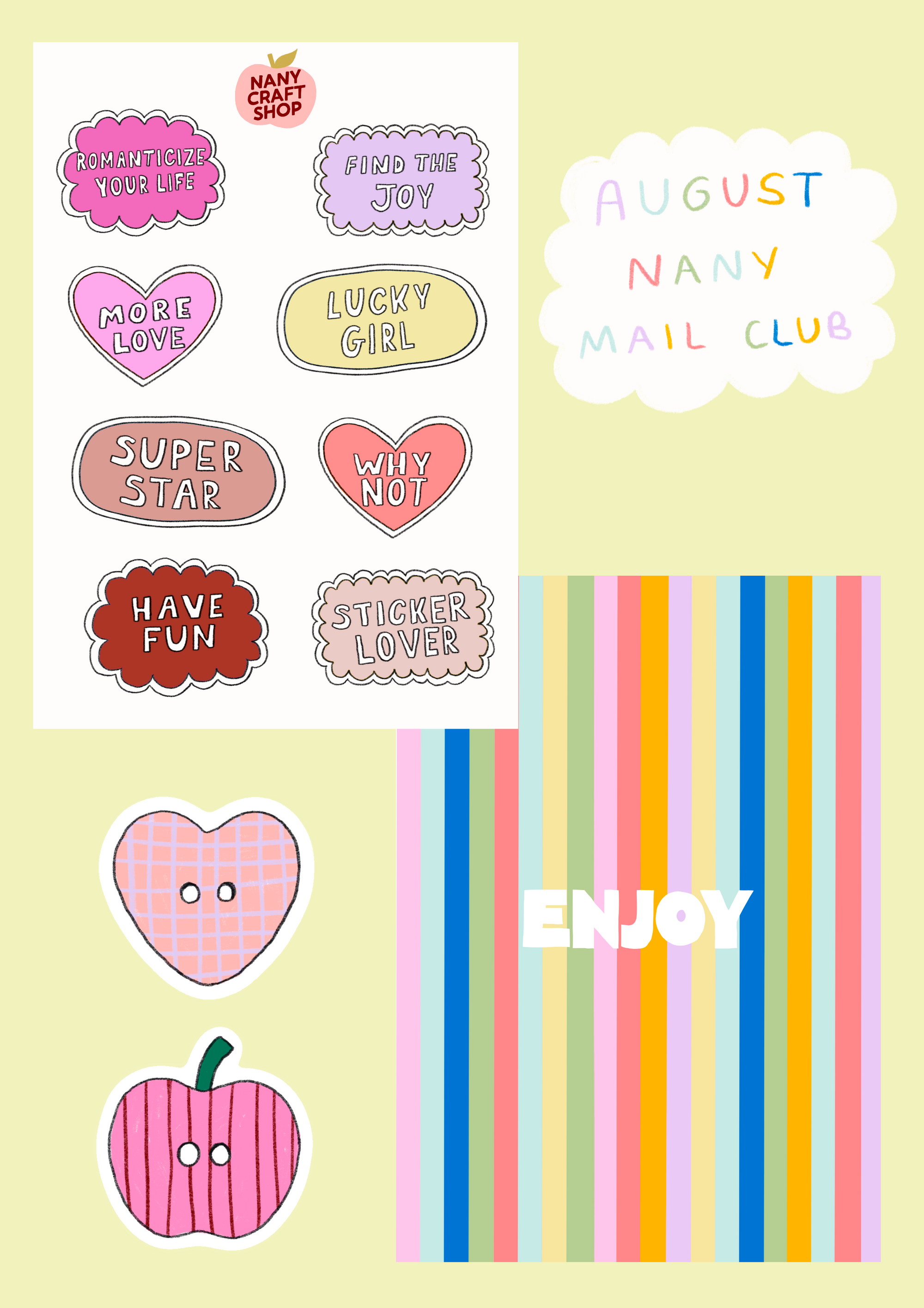 August Nany Mail Club 💌