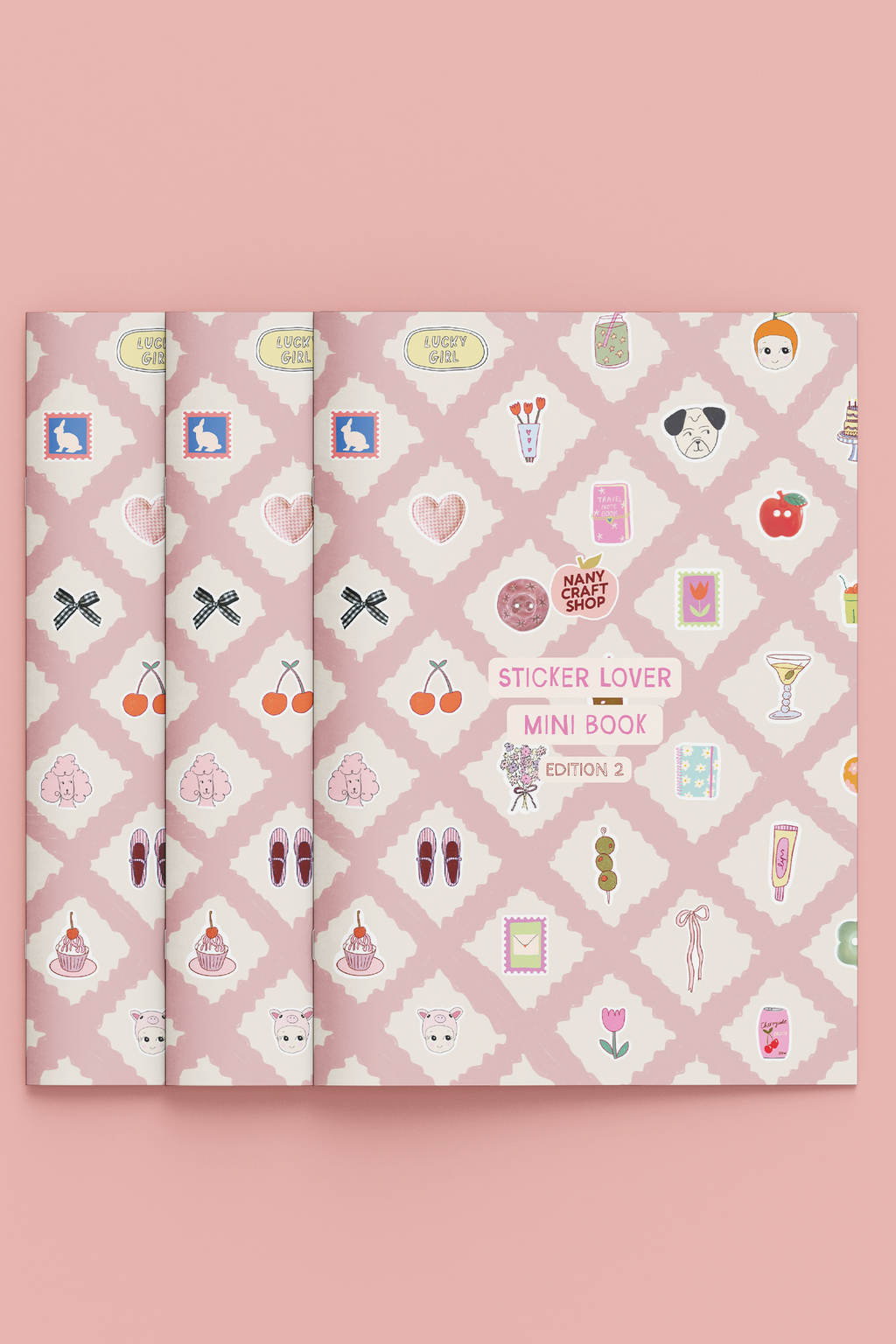 🍎 STICKER LOVER MINI BOOK edition 2 🍎carnet de + de 150 stickers A5