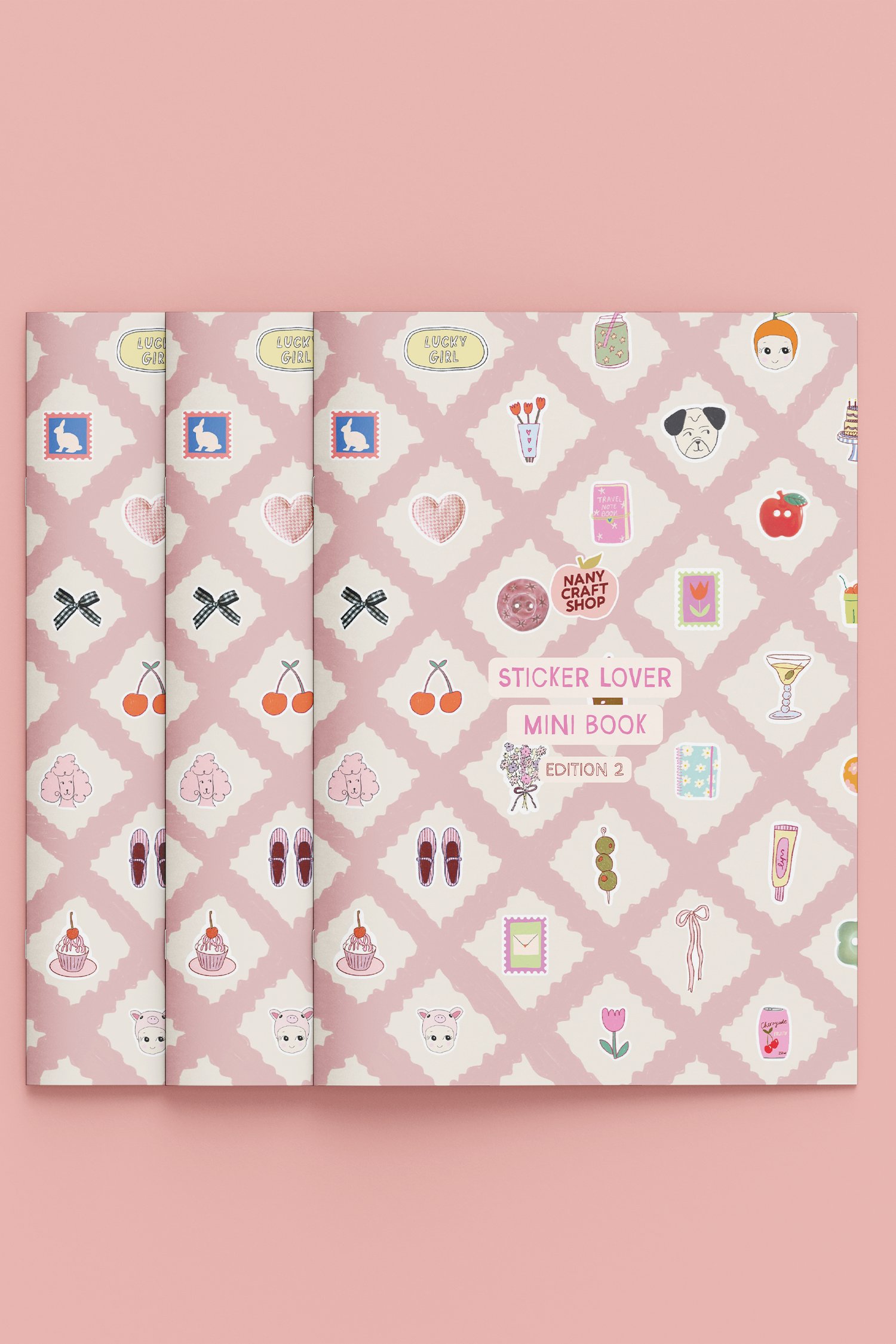 🍎 STICKER LOVER MINI BOOK edition 2 🍎carnet de + de 150 stickers A5