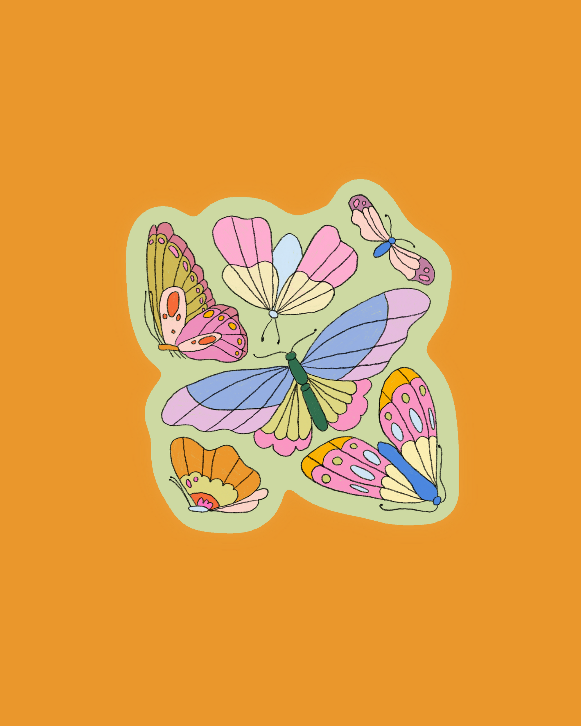 Sticker papillon 🦋